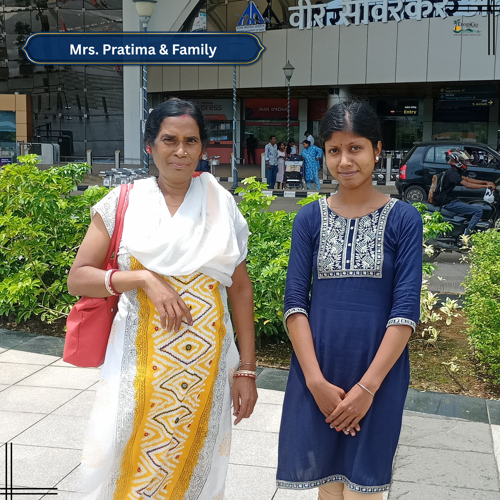 Family enjoying sunset